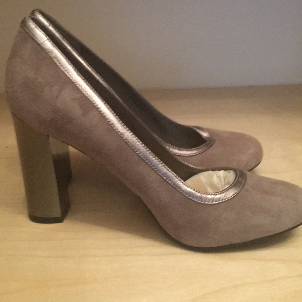 New Cole haan mirror and suede heels